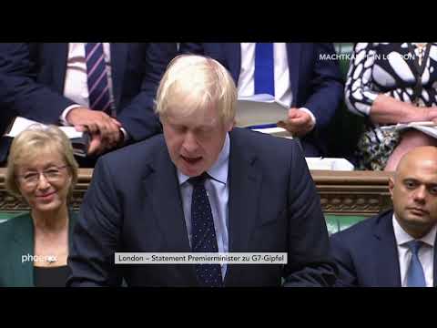 Brexit: Statement Premierminister Boris Johnson zum G7-Gipfel und Brexit