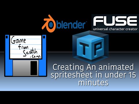 Creating an animated walk cycle spritesheet in under 15 minutes