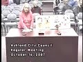 Ambuja lectures Ashland City Council on castration