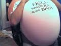 blowing a 4ft balloon in my shirt blowing a 4ft balloon in my shirt