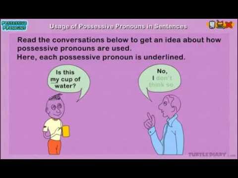 How to Use Possessive Pronouns *Grammar for Kids*