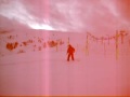 snowboarder jumps table