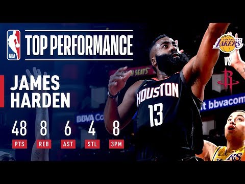 Video: Harden Continues His Scorching Play With HUGE Performance vs Lakers | January 19, 2019