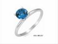 $2978 BLUE DIAMOND SOLITAIRE engagement RING 1.02 carats