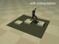 Construction and Optimal Search of Interpolated Motion Graph