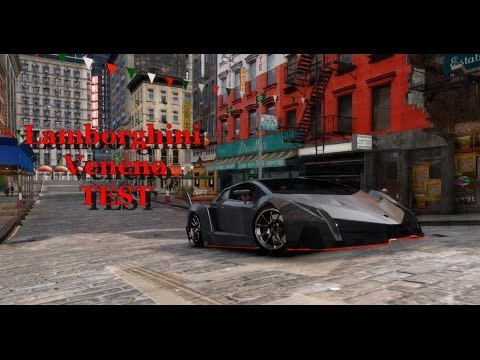 GTA IV Lamborghini Veneno Test  + Engine Sound