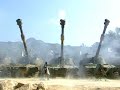 K-9 [self-propelled howitzer] K-10 [armored Mobile Munition Vehicle] K-10 is World First = armored+auto reload Mobile Munition Vehicle if press 5 key (on touch LCD screen) inside K-10, easily 5 balls move from K-10 to K-9. K-10 can supply 12 balls to K-9 during 1 min without human power K-10 can carry 104 balls K-10 have automatic checking System for finding trouble of inventory K-10's armor is same with K-9's armor, so defense ability is same with K-9 Korea developed K-66 for K-55 before K-10 K-66 is armored Mobile Munition Vehicle like K-10 but, K-66's systems were half-automatic so, Korea developed 100% Full automatic systems for K-10 and K-9 the result total crew decrease 5 to 3 1 driver 1 manager for reroading order (for pressing touch screen) 1 watcher for watching outside's movement just 3 crew K-10 don't need human power during supply ammunition to K-9