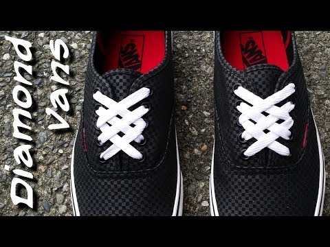♦♦♦♦♦How to Diamond lace Vans♦♦♦♦♦