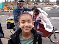 Chico kids in Bakfiets cargobike; Chico kids in Bakfiets cargobike;