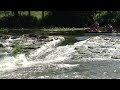Bootsrutsche auf der Altmühl bei Mörnsheim (Altendorf) - Spaß und Kitzel zugleich....