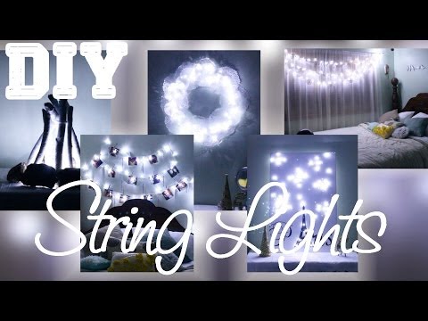 how to attach christmas lights to a wall
