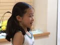 子供英語自己紹介スピーチ・小学４年生・女子
