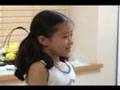 子供英語自己紹介スピーチ・小学４年生・女子