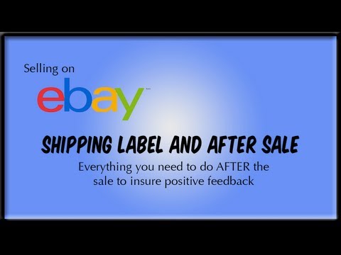 how to print shipping label on ebay