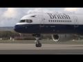 Final visit of a British Airways Boeing 757 to Glasgow Airport , 30th October 2010.
