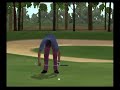three holes of golf in the gamecube version of tiger woods pga tour golf 2003. just showing the gist of the graphics and gameplay. not trying to impress, so no stupid comments please.