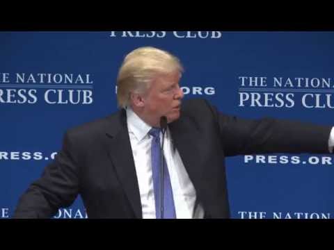 Donald Trump - Donald Trump, chairman and president of the Trump Organization, spoke at a National Press Club luncheon on May 27, 2014. Trump is a well-known real estate mogul and the creator of the hit...