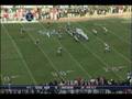 Kelin Johnson intercepts Brandon Cox - 2007