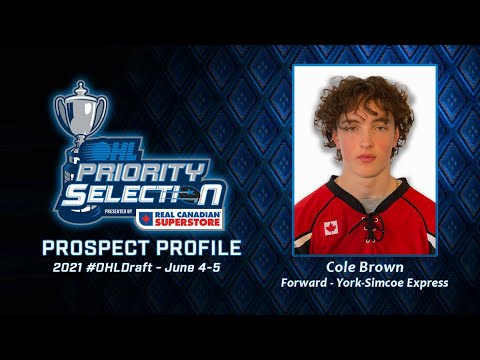 #OHLDraft Prospect Profile: Cole Brown