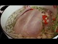 Chicken & dumplings - Stewed Chicken With Thyme Creme Fraiche Dumplings
