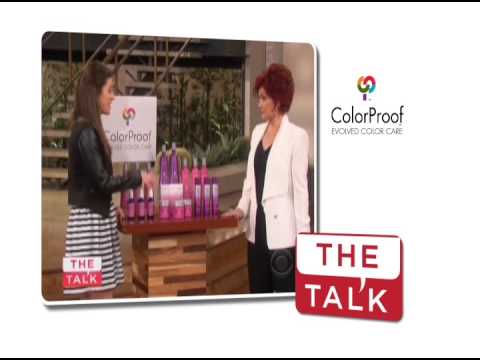 ColorProof Evolved Color Care Featured on The Talk ColorProof Evolved Color Care Featured on The Talk