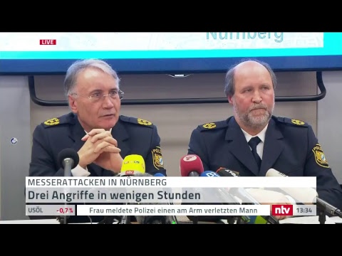 Die Polizei Nrnberg zu den Messerattacken auf drei Frauen