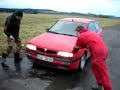 Lancia Delta 1.6 - burnout