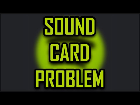 how to troubleshoot sound card