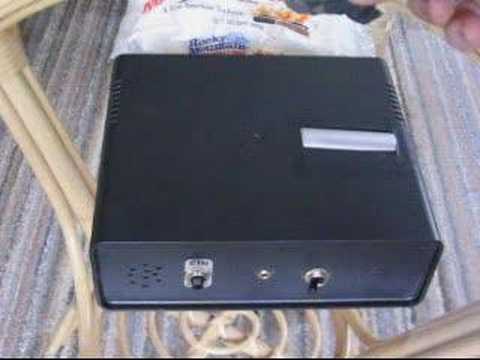 Homebrew Geiger counter: test with ...