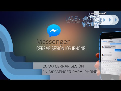 CERRAR SESIÓN EN MESSENGER PARA IPHONE IPAD - IOS