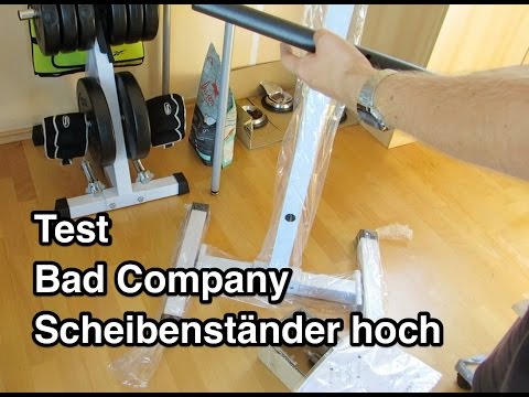 Test Bad Company BCA-98 Pro Scheibenständer | Hantelscheibenständer | Gewichtsständer