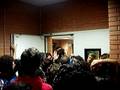 ingresso di studenti alla fine del senato accademico pisa