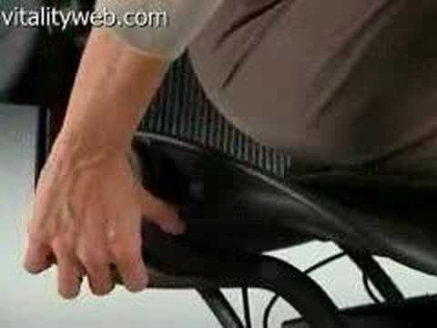 how to adjust chair height