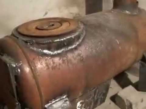 Печка из газовых баллонов своими руками