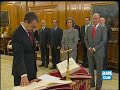Zapatero promete el cargo ante el Rey Zapatero promete el cargo ante el Rey