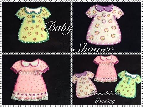 Moldes de vestidito de bebé para baby shower - Imagui Moldes de vestidito de bebé para baby shower - Imagui
