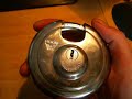 lock picking a sterling discus padlock
