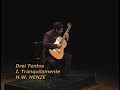 h  w  henze   drei tentos; márlou peruzzolo vieira guitar
