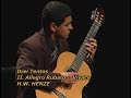 H. W. Henze - Drei Tentos; M�rlou Peruzzolo Vieira, Guitar