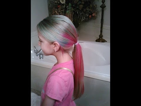 how to dye multi colored hair