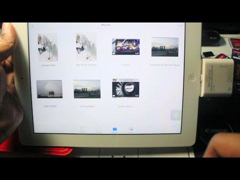 how to use ipad camera connection kit