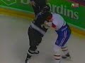 Rick Tocchet vs Stephane Quintal Oct 23, 1995