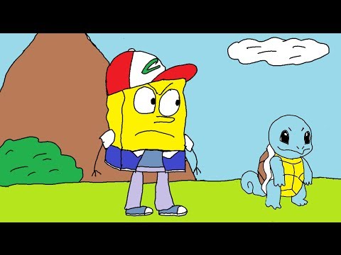 Bob esponja vs Patricio: Batalla pokemon