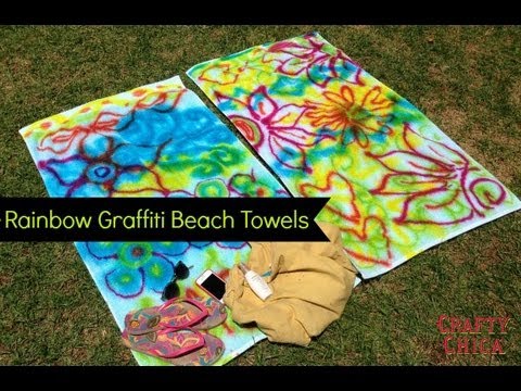how to dye old towels