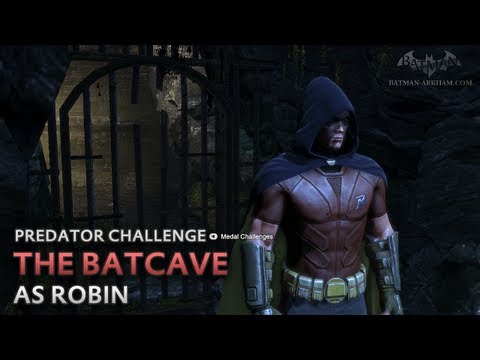robin - Batman: Arkham City Riddler's Revenge Challenge Walkthrough Video in High Definition Predator and Combat Challenges [as Robin] Playlist: http://www.youtube.c...