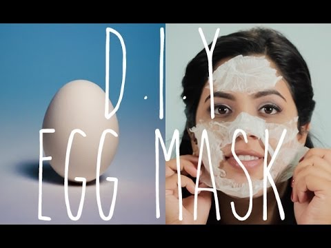 how to apply egg on head