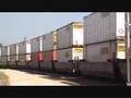 Santa Fe SD40-2 and A Burlington Northern SD40-2