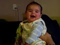 Jerrik lacht met papa Jerrik lacht met papa