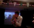 jack malone mimes will young at street fc presentation evening whilst being drunk.