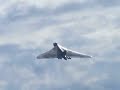 Vulcan XH558 leaving Bruntingthorpe for it\